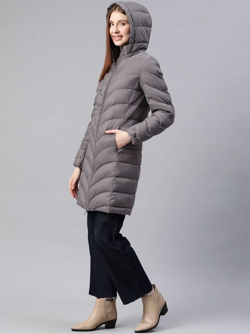 Buy Marks Spencer Detachable Hood Longline Padded Jacket Jackets for Women 24795226 Myntra