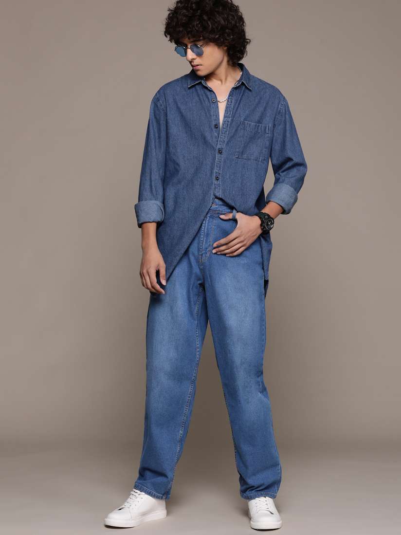 Buy Roadster The Lifestyle Co. Men Loose Fit Light Fade Stretchable Jeans Jeans for Men 24796952 Myntra