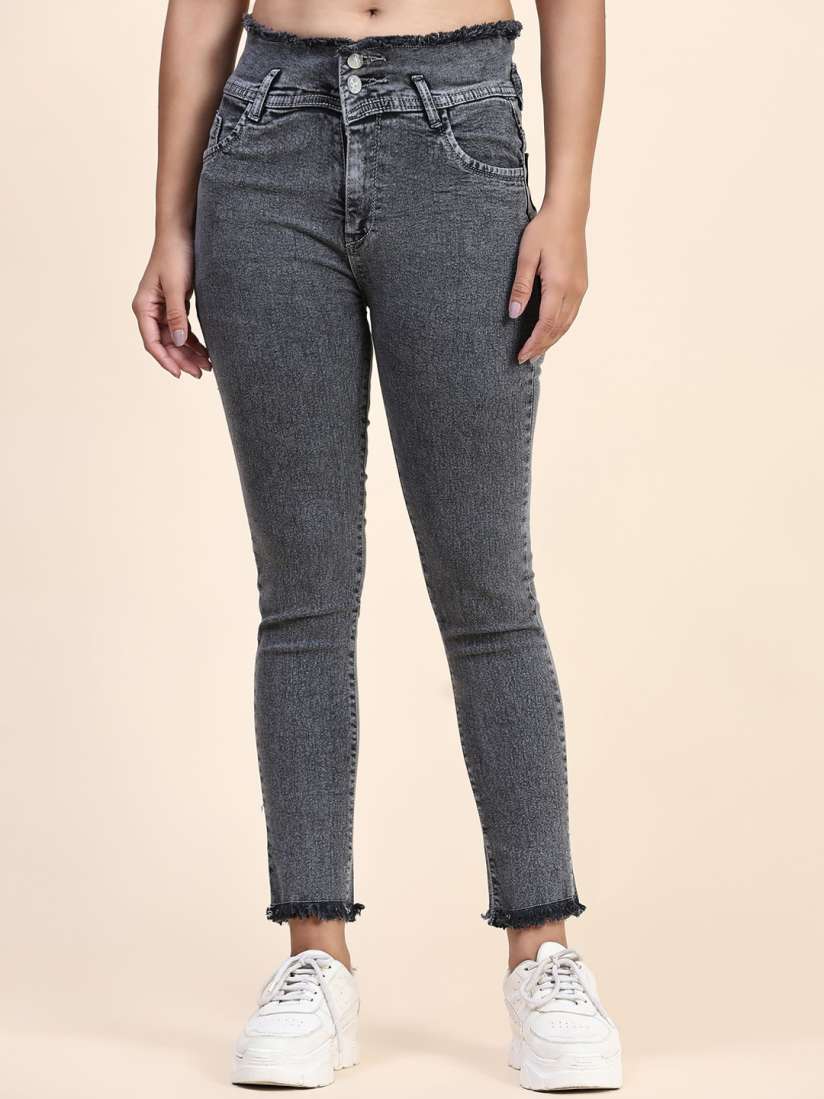 High rise jeans myntra cheap