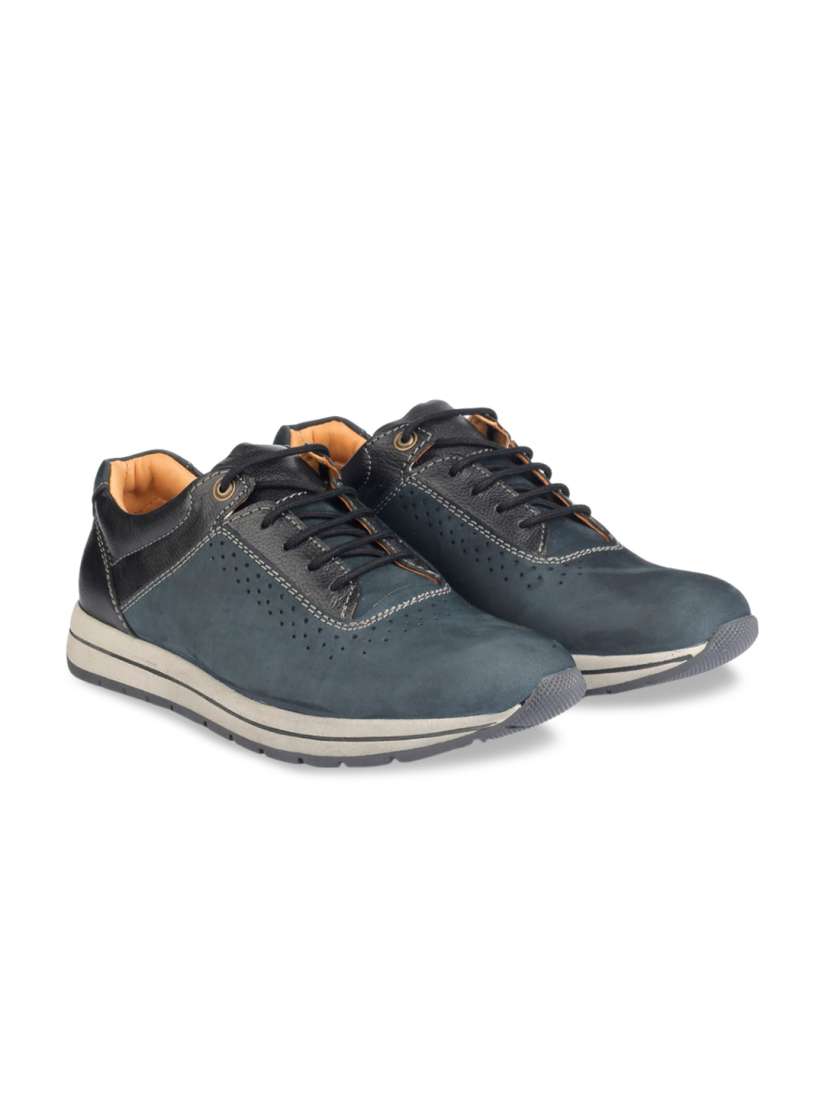 Buy LEFORE Men Perforations Leather Sneakers Casual Shoes for Men 24808446 Myntra