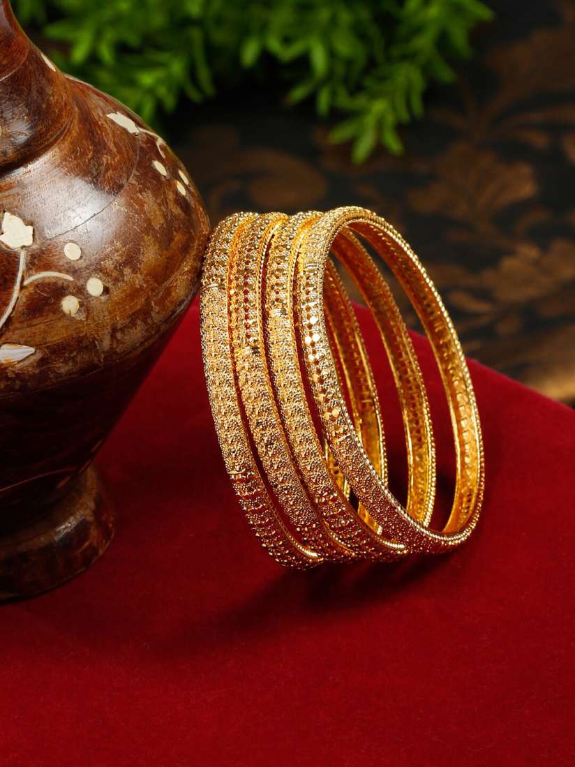 Buy Anouk Set Of 4 Gold plated Bangles Bangle for Women 24816914 Myntra