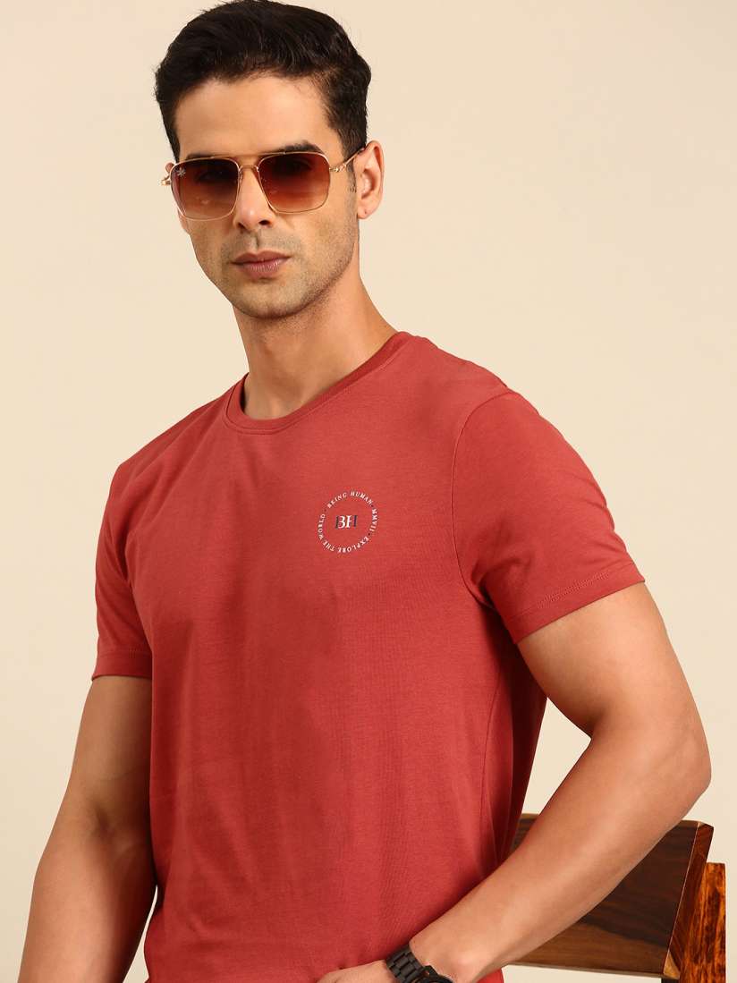 Buy Being Human Pure Cotton T shirt Tshirts for Men 24820710 Myntra