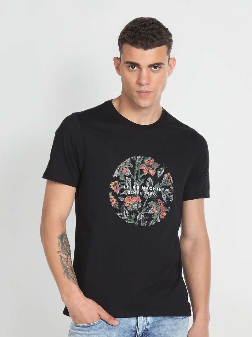 Flying machine t shirts myntra 2025