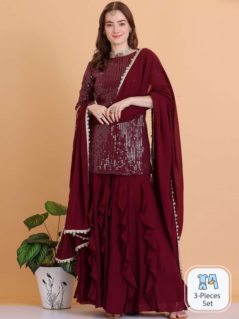 Sharara set myntra outlet