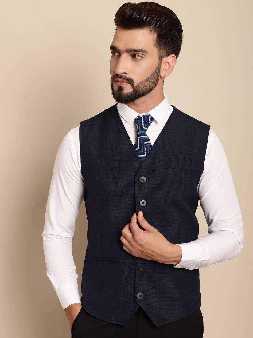 V neck nehru jacket outlet