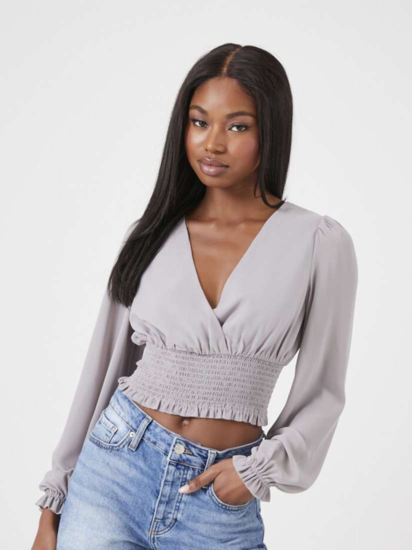Puff sleeve top forever 21 hotsell