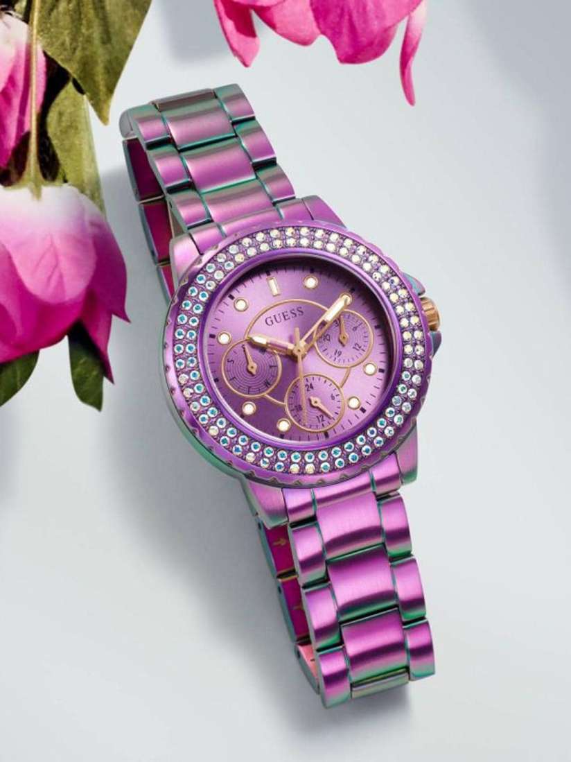 Buy GUESS Women Embellished Dial Stainless Steel Analogue Chronograph Watch GW0410L4 Watches for Women 24838464 Myntra