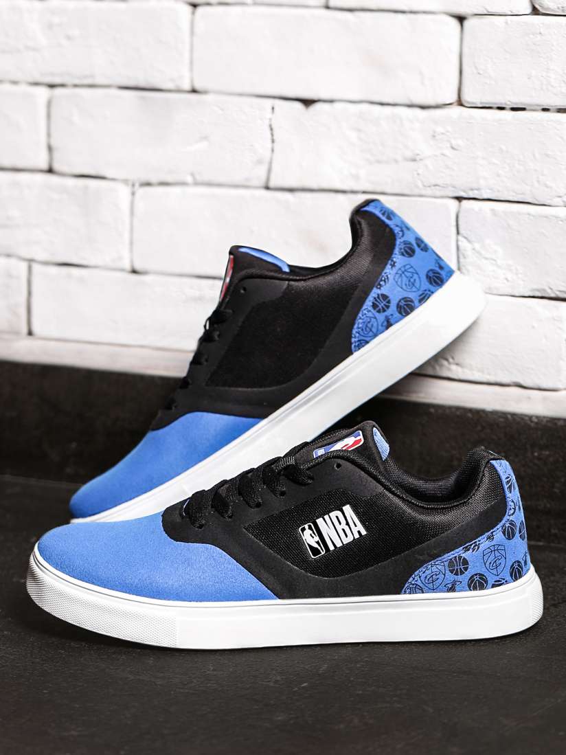 Buy NBA Official Fan Wear Men Blue Black Colourblocked Sneakers Casual Shoes for Men 2484177 Myntra