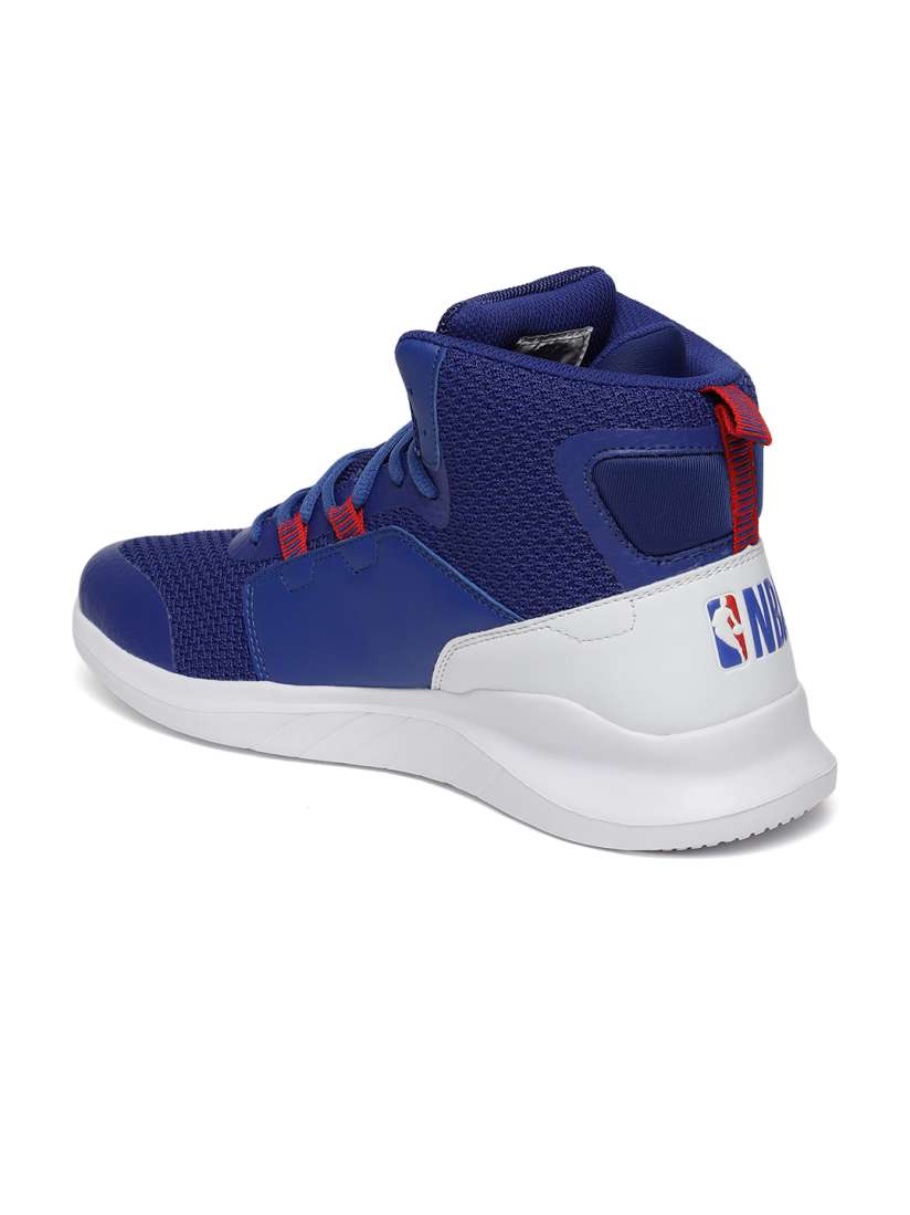 Buy NBA Men Royal Blue NBA High Top Sneakers Casual Shoes for Men 2484613 Myntra