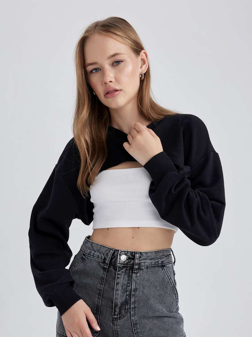 Super crop sweatshirt 2025