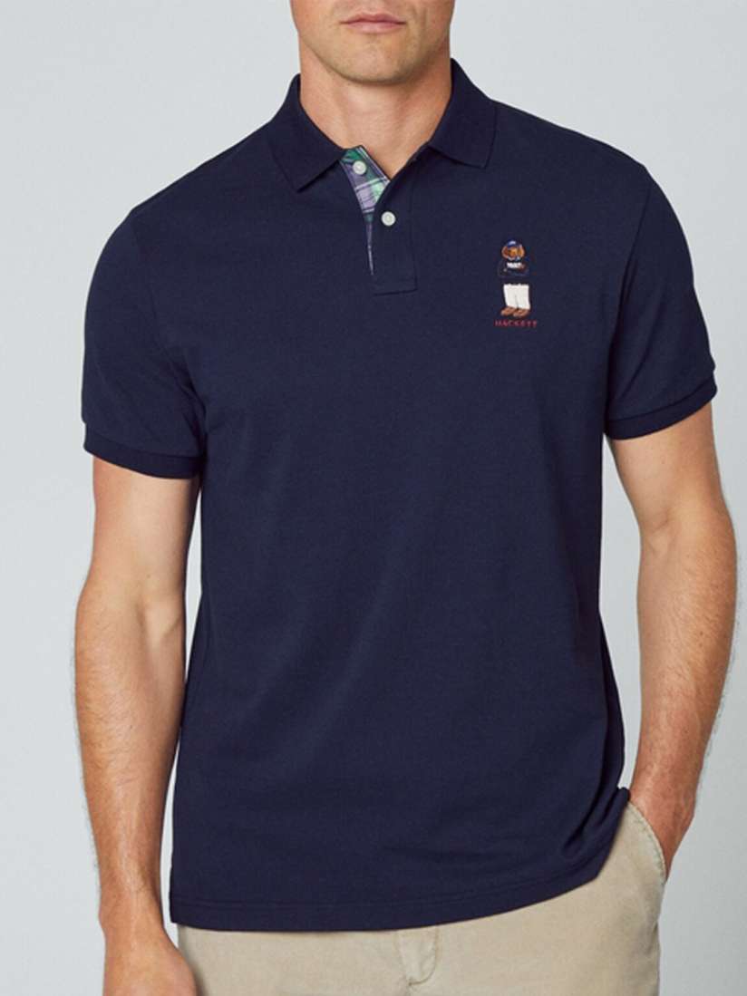 Buy HACKETT LONDON Polo Collar Applique Pure Cotton Casual T shirt Tshirts for Men 24850738 Myntra