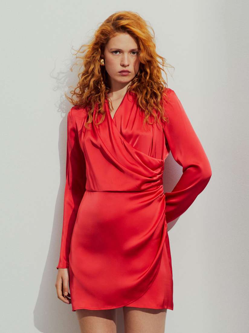 Buy H M Draped Wrap Dress Dresses for Women 24851198 Myntra
