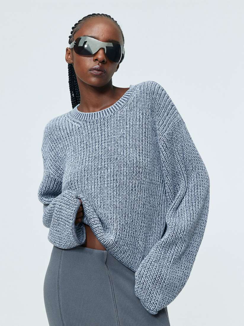 Round neck ladies jumpers top