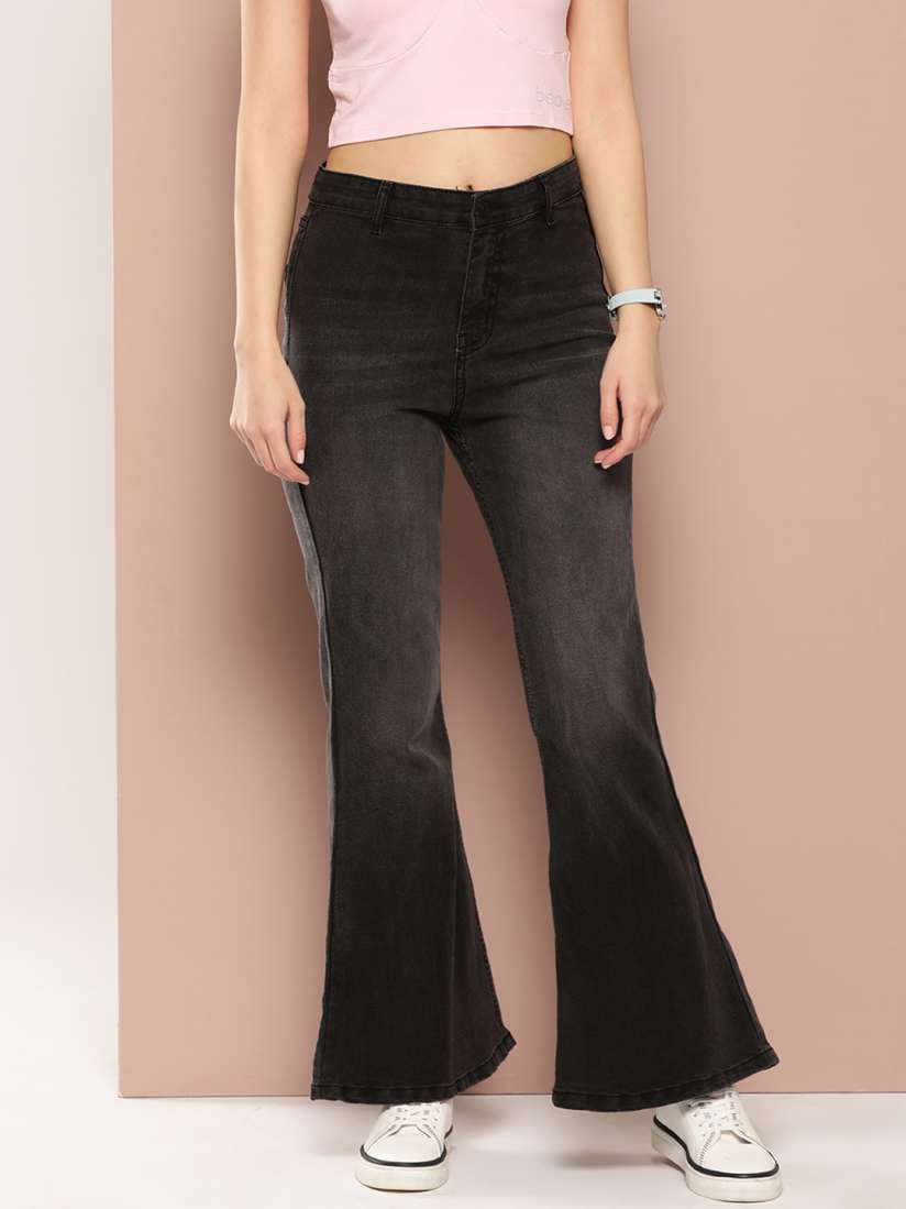 Myntra flared jeans sale
