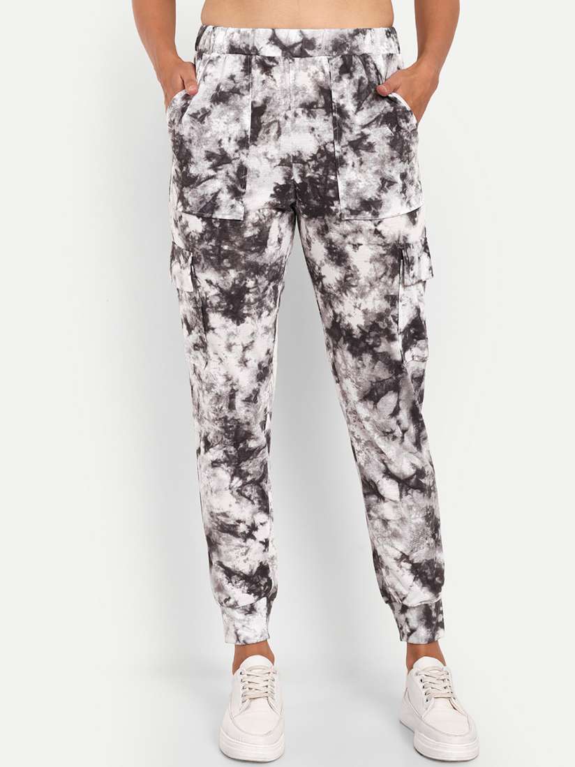 Tie dye cargo joggers online