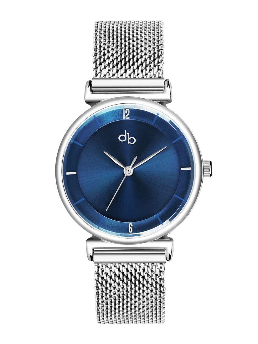 Buy DressBerry Women Stainless Steel Bracelet Style Straps Analogue Watch DB 011 Blue Watches for Women 24856662 Myntra