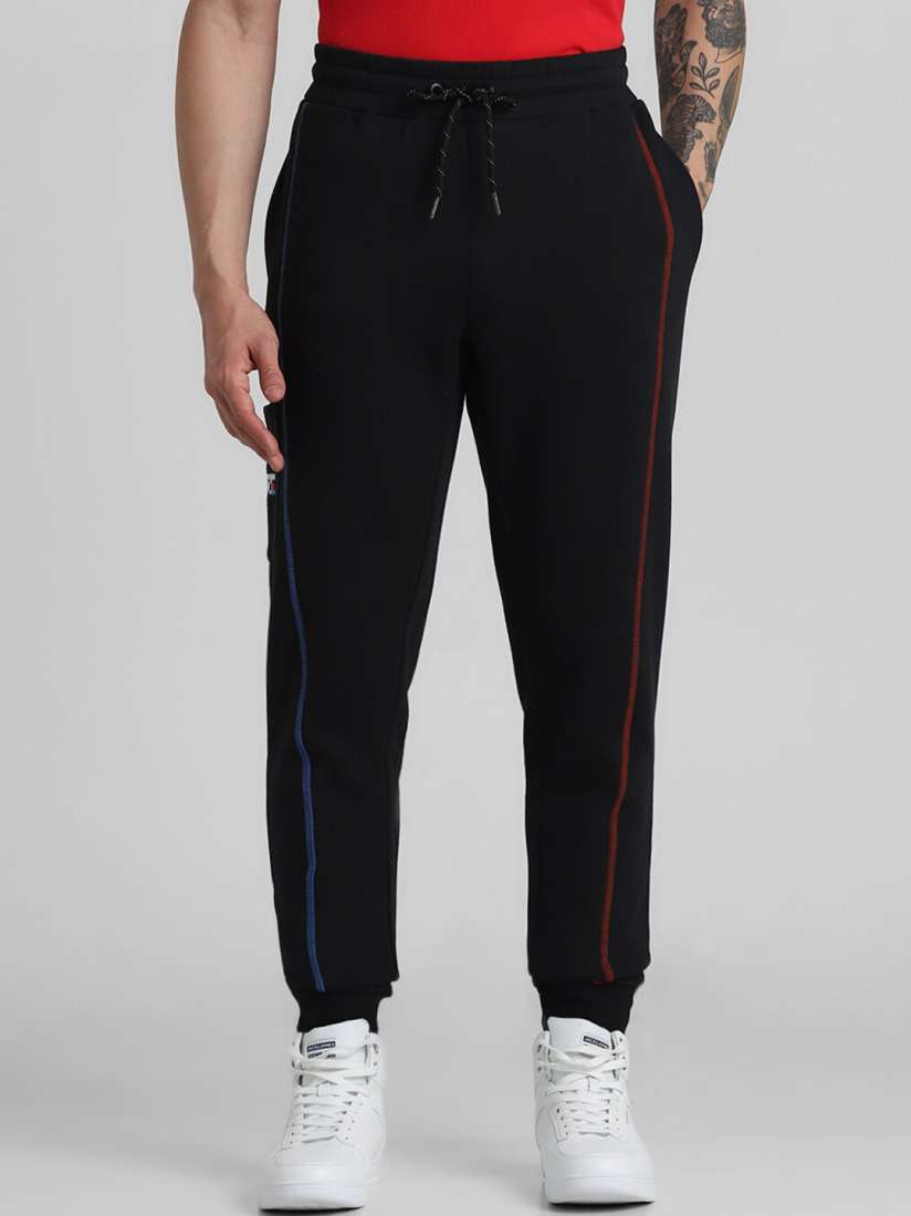 Buy Jack Jones Men Side Stripe Detail Jogger Track Pants for Men 24858074 Myntra