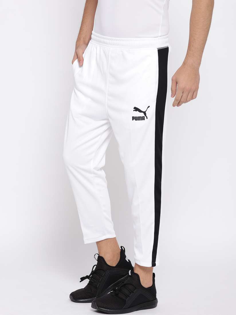 Buy Puma Men White Slim Fit Archive T7 Summer Track Pants Track Pants for Men 2485902 Myntra