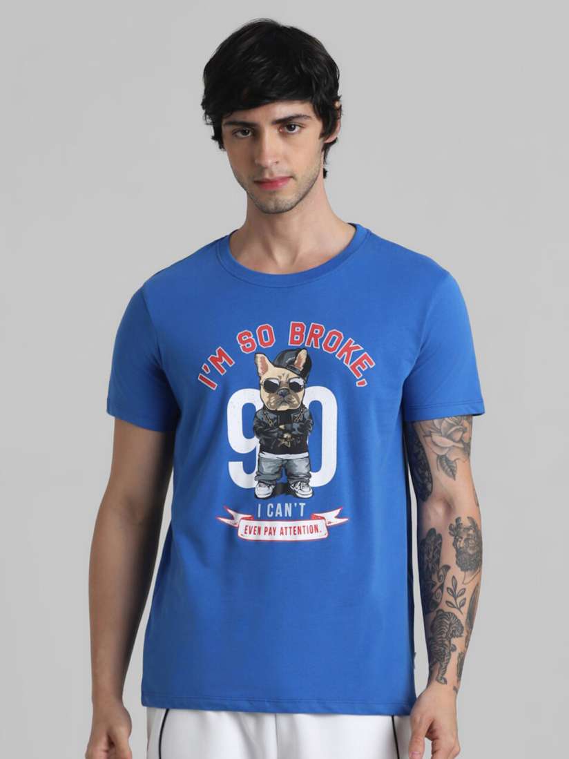 Buy Jack Jones Graphic Printed Cotton T shirt Tshirts for Men 24859068 Myntra