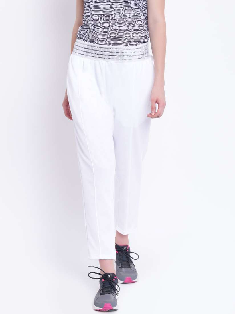 Buy Puma Women White Fusion Track Pants Track Pants for Women 2485943 Myntra