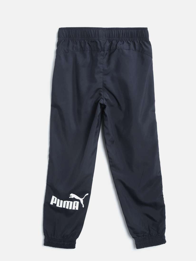 Navy blue puma joggers discount