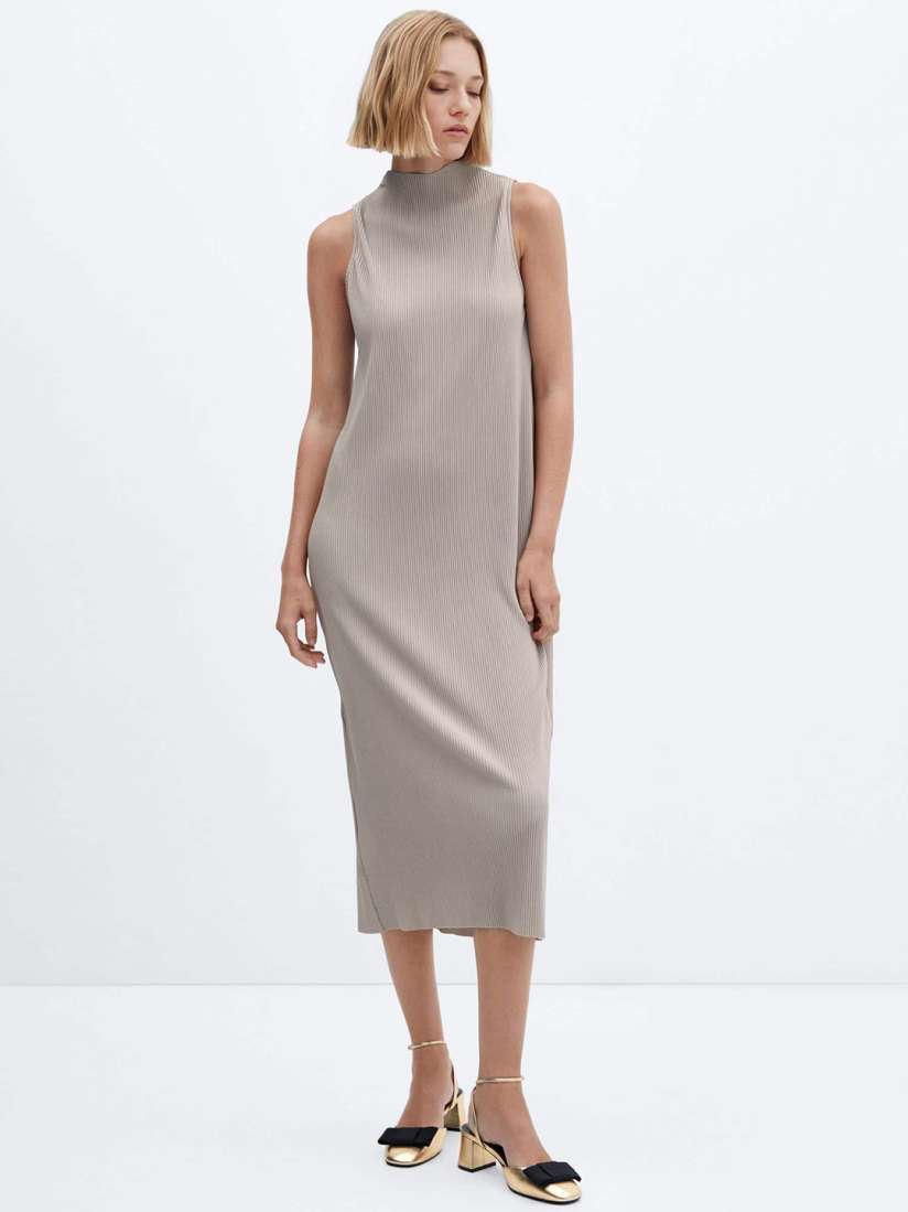 Buy MANGO Pleated Sheath Midi Dress Dresses for Women 24863036 Myntra