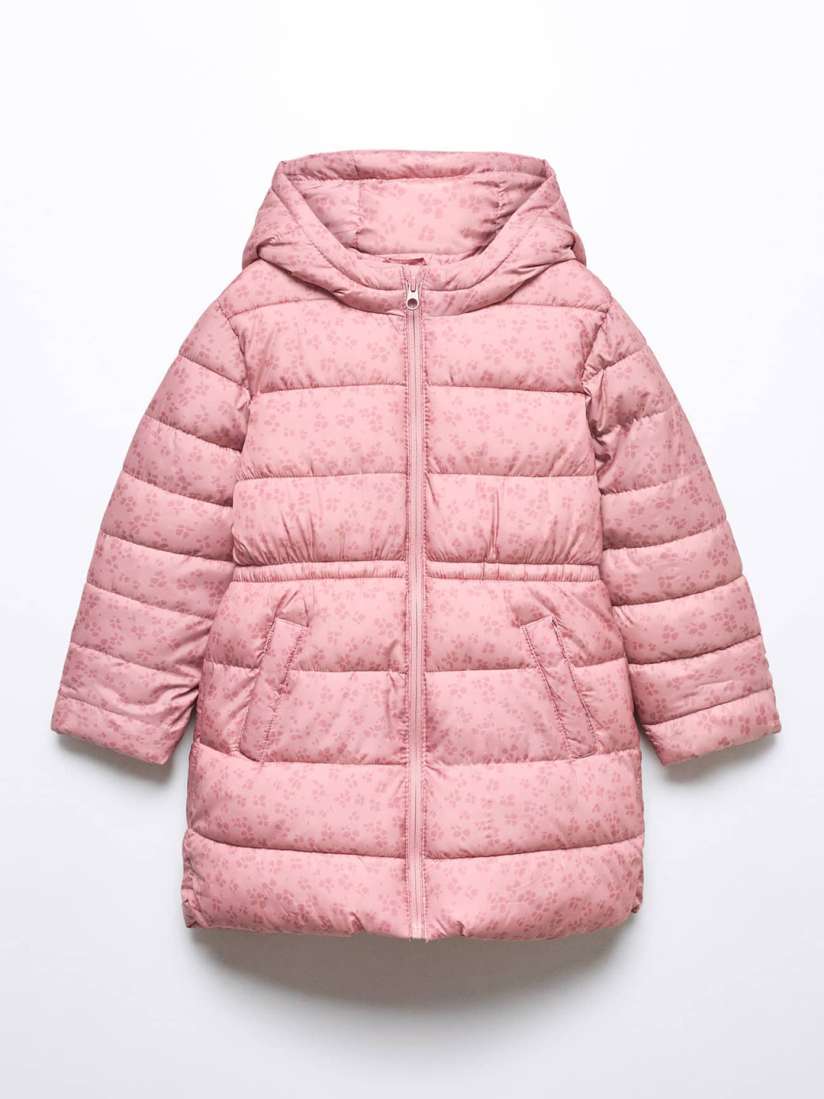 Buy Mango Kids Girls Floral Padded Longline Jacket Jackets for Girls 24864360 Myntra