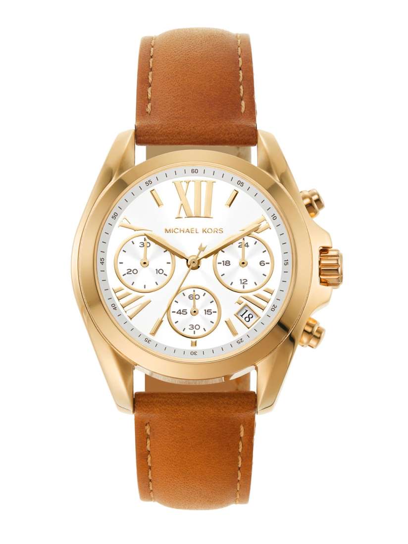 Michael kors bradshaw leather strap on sale