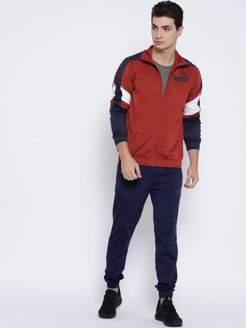 Maroon puma tracksuit mens shop