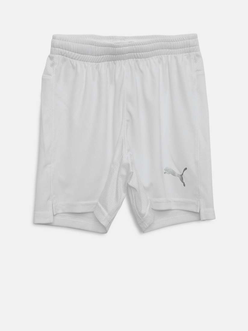 Buy Puma Boys White Solid Regular Fit Football Shorts Shorts for Boys 2487188 Myntra