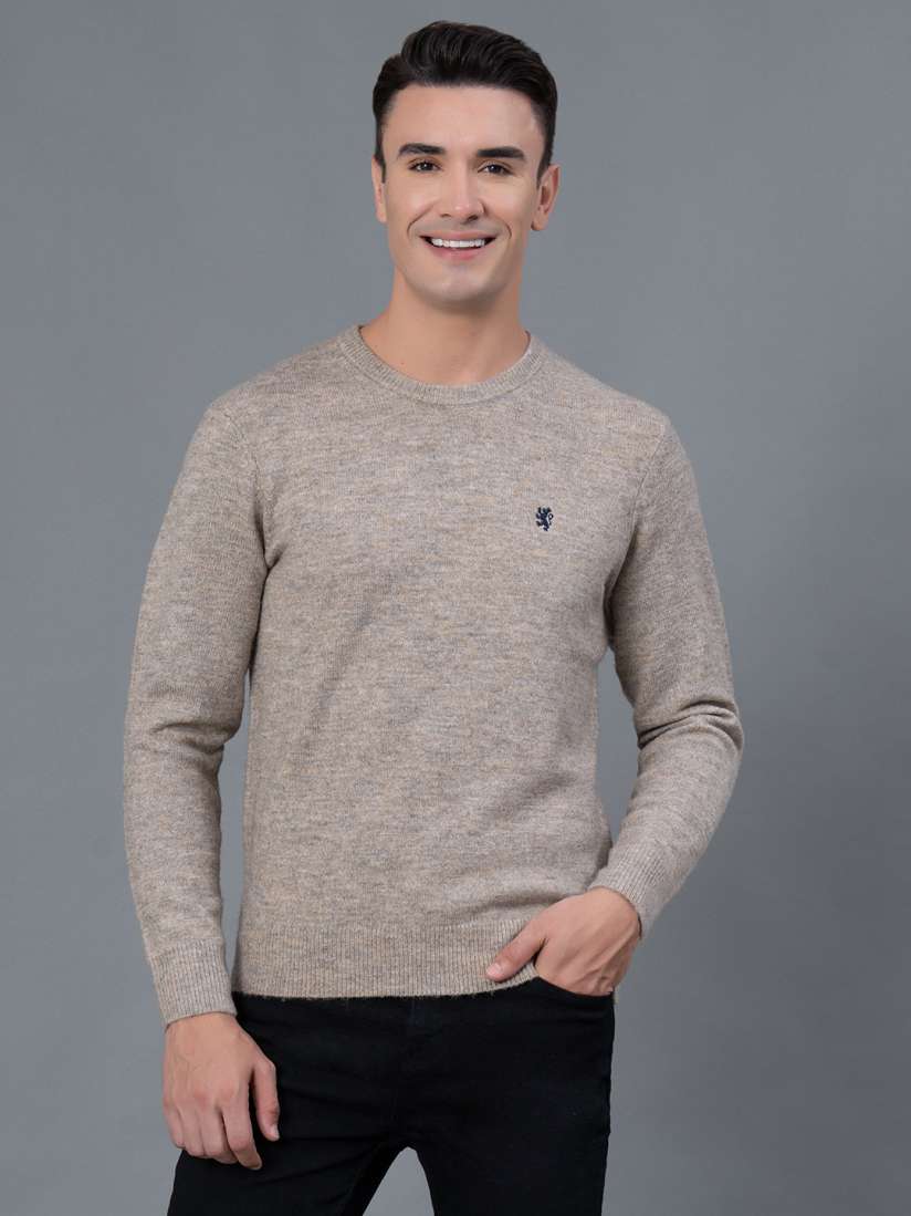 Buy Red Tape Men Melange Solid Sweater Sweaters for Men 24872894 Myntra