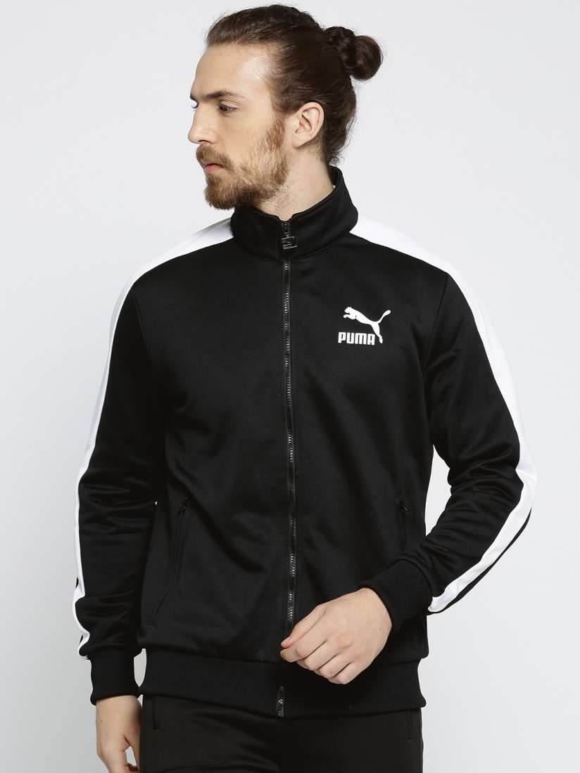 Buy Puma Black Archive T7 Track Jacket Jackets for Men 2487682 Myntra