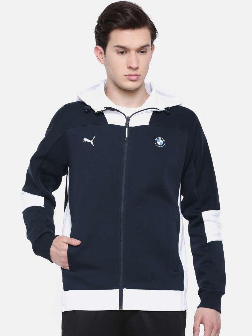 Puma bmw ms hooded sweat jacket hotsell