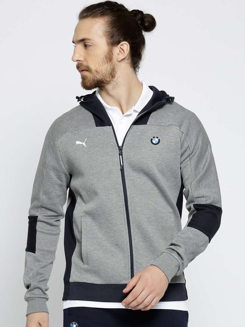 Puma bmw ms hooded sweat jacket top