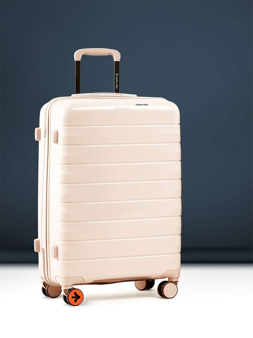 Buy Nasher Miles Vienna Polypropylene Large Cream Trolley Bag 28 Inch 75 cm Trolley Bag for Unisex 24880064 Myntra