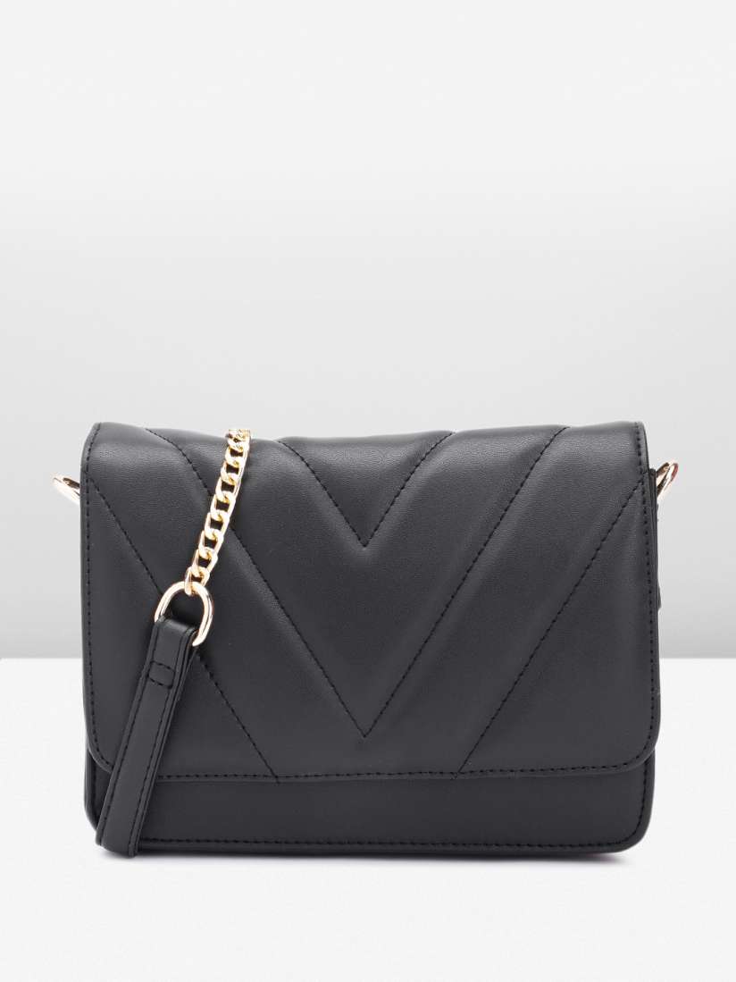 Buy Fastrack Quilted Structured Sling Bag Handbags for Women 24889176 Myntra
