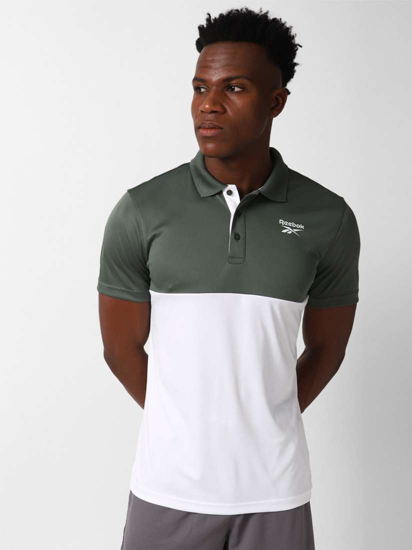 Reebok t shirt collar cheap