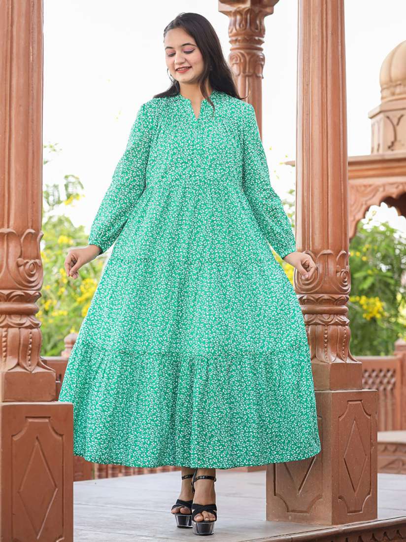 Cotton maxi dress myntra outlet