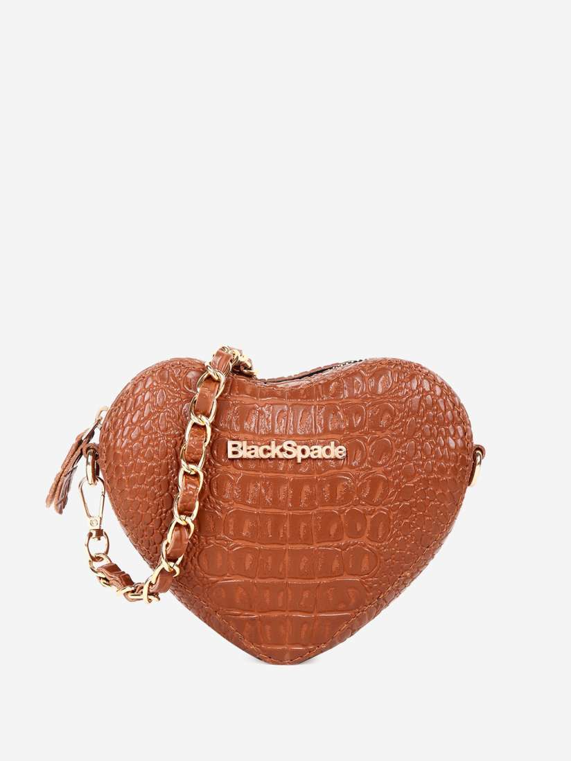 Heart shaped sling bag deals