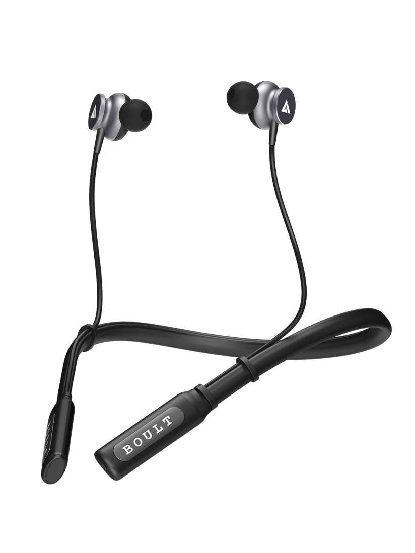 Buy Boult Black Audio Curve Neckband Wireless Bluetooth Magnetic Earphone With Mic Headphones for Unisex 2490892 Myntra