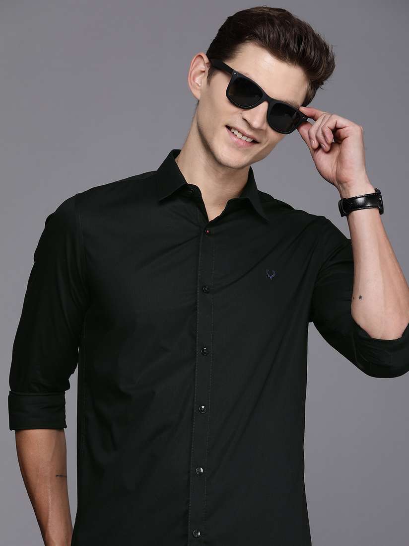 Buy Allen Solly Solid Comfy Slim Fit Casual Shirt - Shirts for Men 24914662  | Myntra