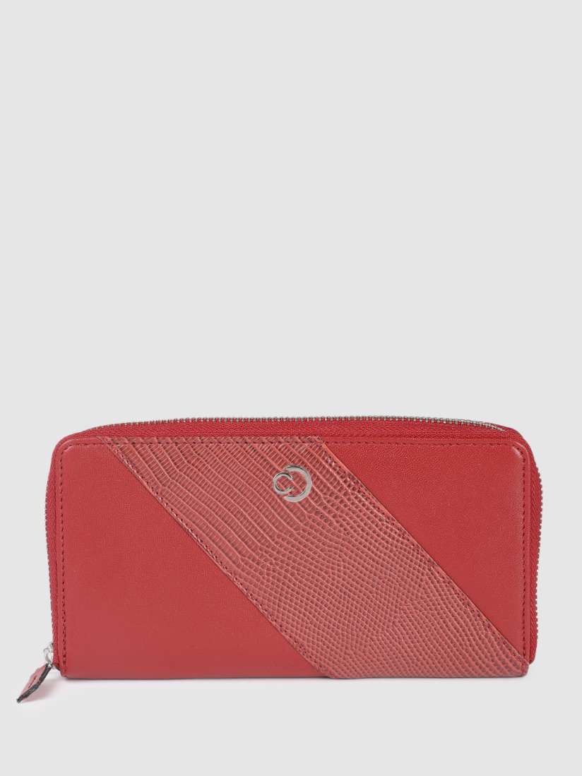 Buy Caprese Women Animal Textured RFID Zip Around Wallet Wallets for Women 24917202 Myntra