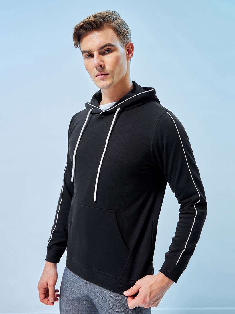 Bewakoof black hoodie on sale