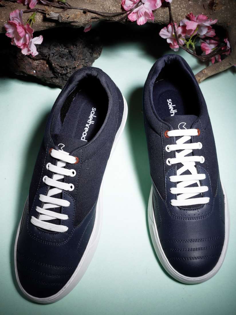 Buy SOLETHREADS REBEL Men CANVAS SKATER Colorblocked Comfort Insole Anti Skid Sneakers Casual Shoes for Men 24923536 Myntra