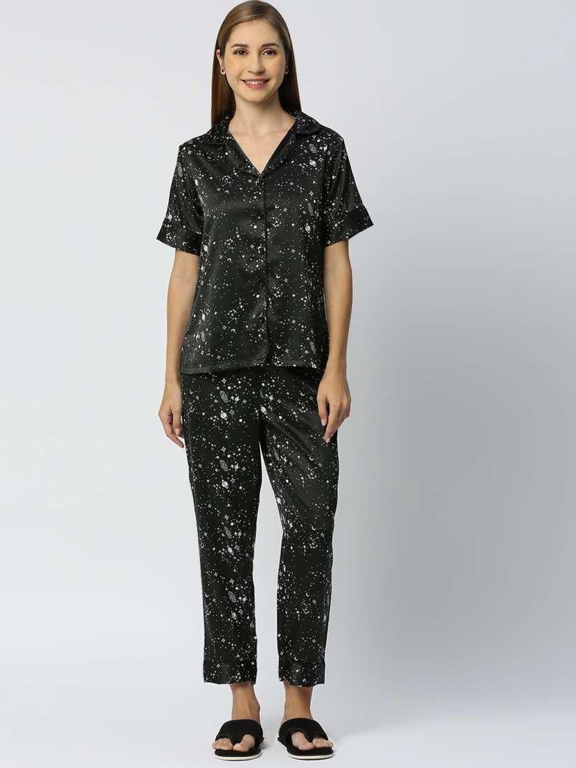 Buy Smarty Pants Conversational Printed Night suit Night suits for Women 24924106 Myntra