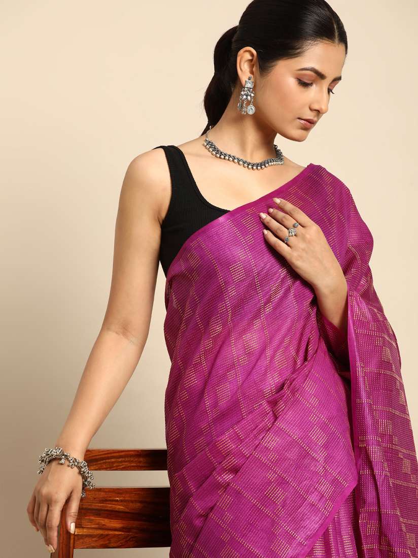 Buy Taavi Woven Design Bhagalpuri Saree Sarees for Women 24928194 Myntra