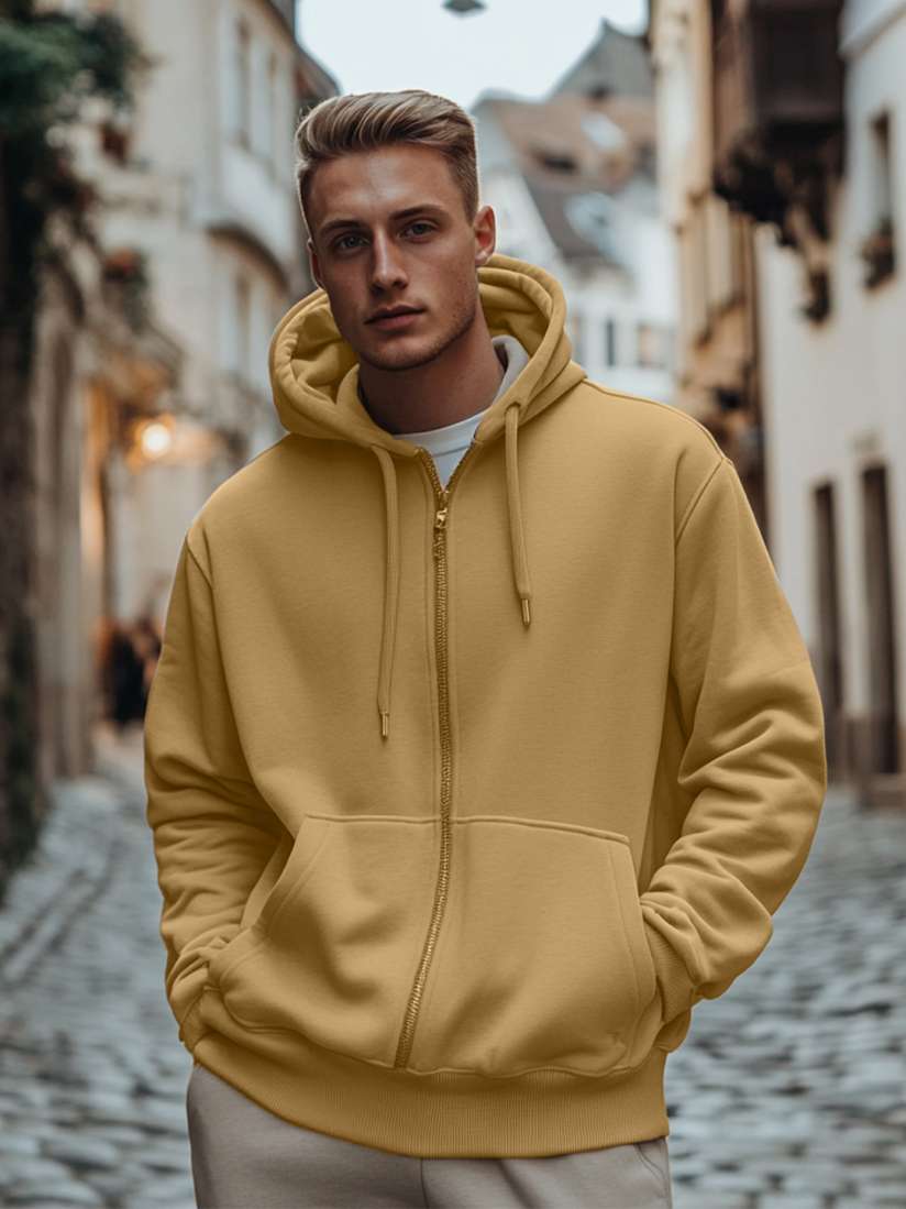 Buy Nobero Men Zipper Hooded Sweatshirt Sweatshirts for Men 24937464 Myntra