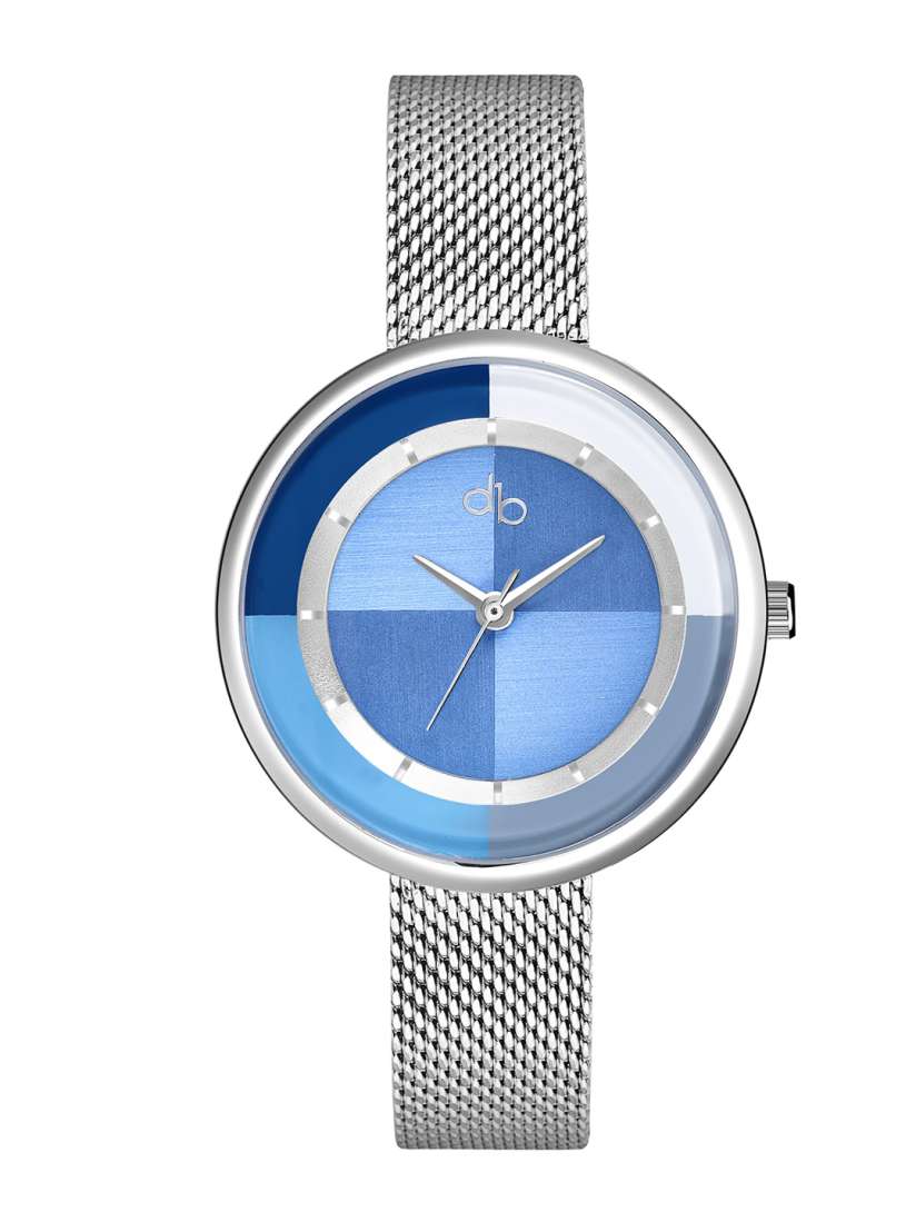 Buy DressBerry Women Stainless Steel Bracelet Style Straps Analogue Watch DB 001 Blue Watches for Women 24938198 Myntra