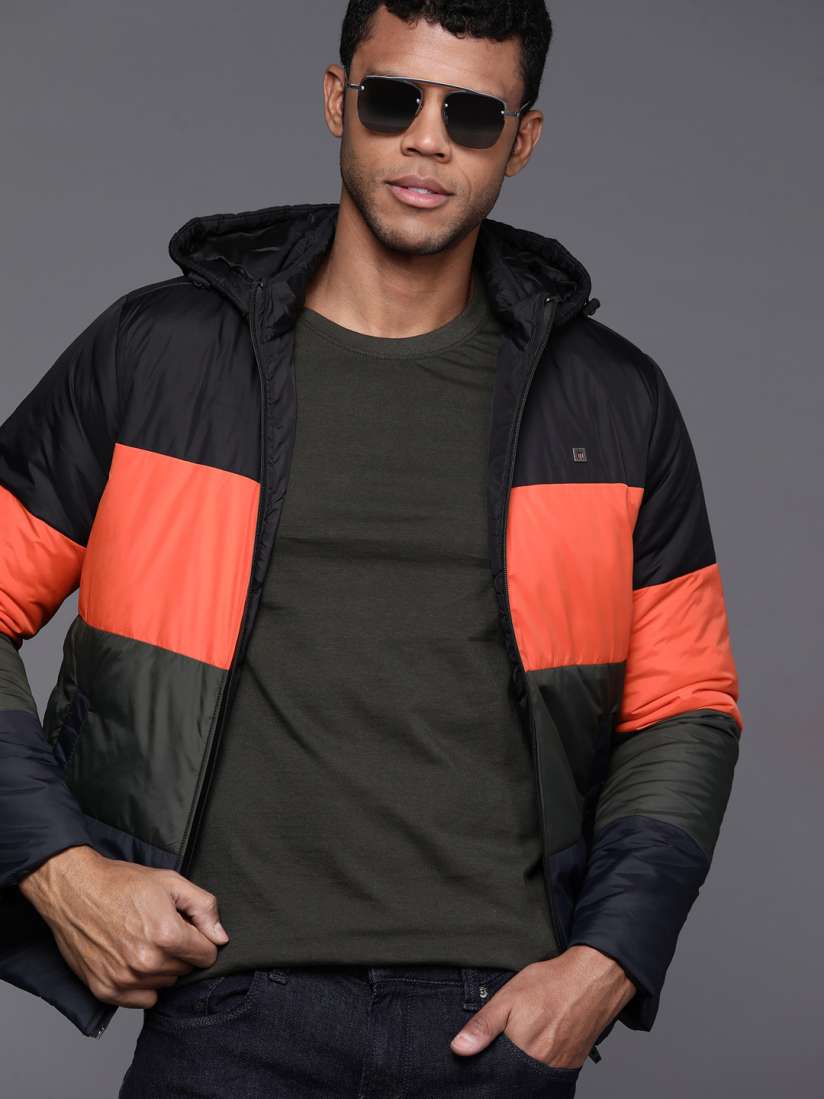 Buy Louis Philippe Sport Colourblocked Padded Jacket Jackets for Men 24948478 Myntra