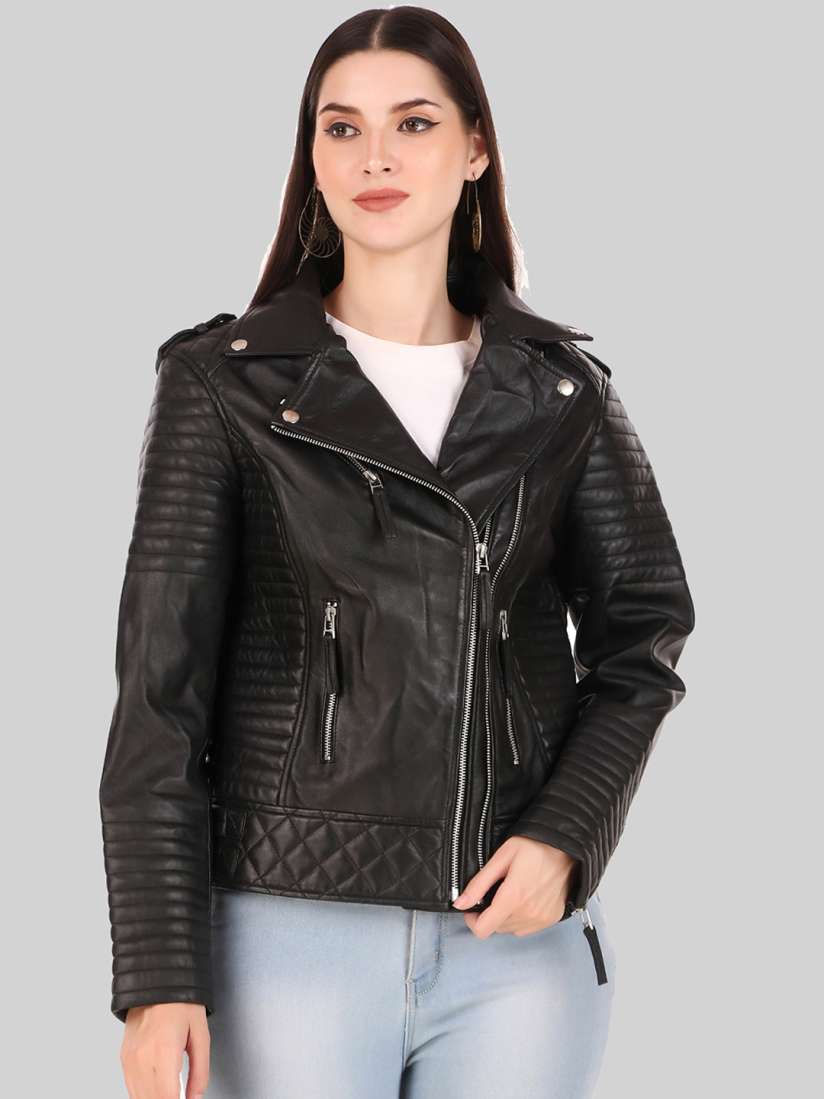 Lightweight leather motorcycle jacket shop